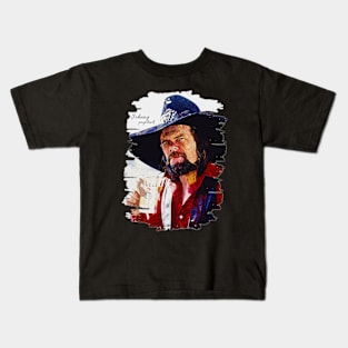 Johnny paycheck \\ Brush Art Kids T-Shirt